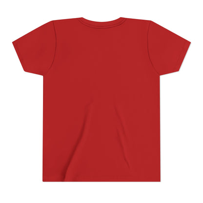 Christmas Bunny Youth Tee, Merry Christmas Shirt, Cute Holiday T-Shirt, Kids Christmas Apparel, Festive Youth Shirt