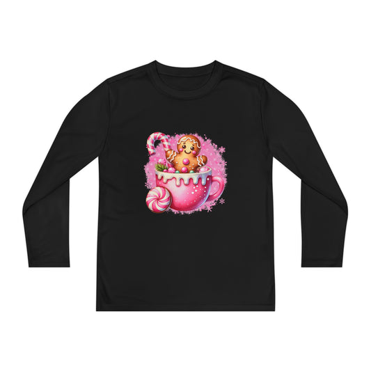 Youth Long Sleeve Holiday Tee - Cute Gingerbread Design, Perfect for Christmas, Winter Celebrations, Gift for Kids, Festive Wear, [...]