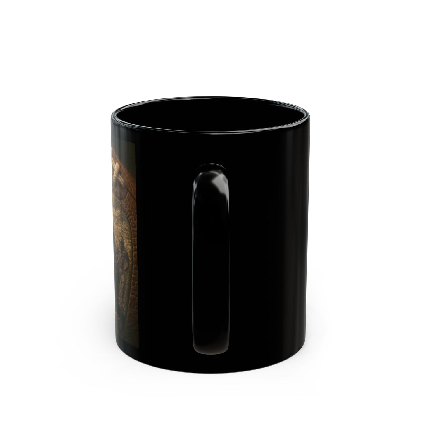 Football-Themed Black Mug for Sports Fans, 11oz & 15oz, Perfect for Game Day, Sports Gifts for Him/Her, Unique Coffee Cup