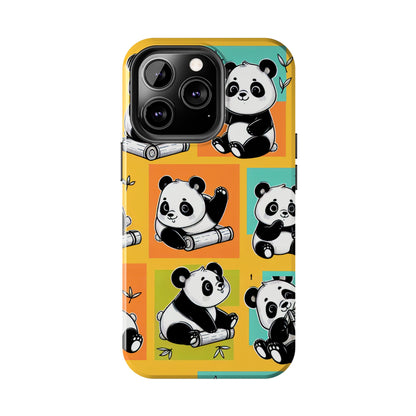 Cute Panda Phone Cases, Tough Panda Phone Cases, Gifts for Animal Lovers, Cute Cell Phone Cover, Fun Smartphone Accessories