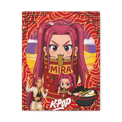 K-Pop Art Canvas Print, Perfect for Fans, Anime Wall Decor, Gift for Music Lovers, Vibrant Home Decoration, Cool Room Aesthetic