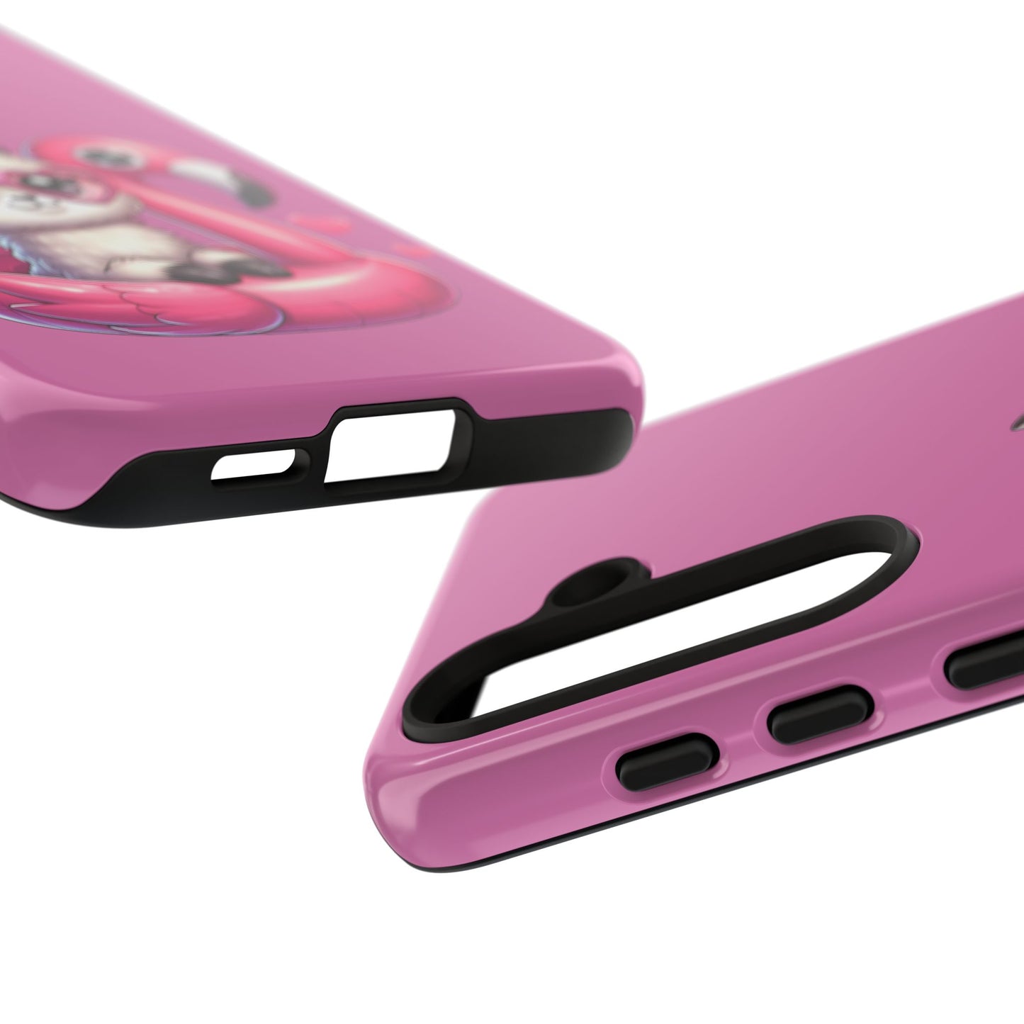 Cute Animal Phone Case, Phone Cover for Kids, Gift for Animal Lovers, Summer Vibes Accessory, Trendy Pink Case