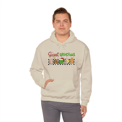 Sweet Grinchmas Hoodie, Cozy Holiday Sweatshirt, Christmas Gift for Him/Her, Unisex Xmas Apparel, Festive Winter Hoodie