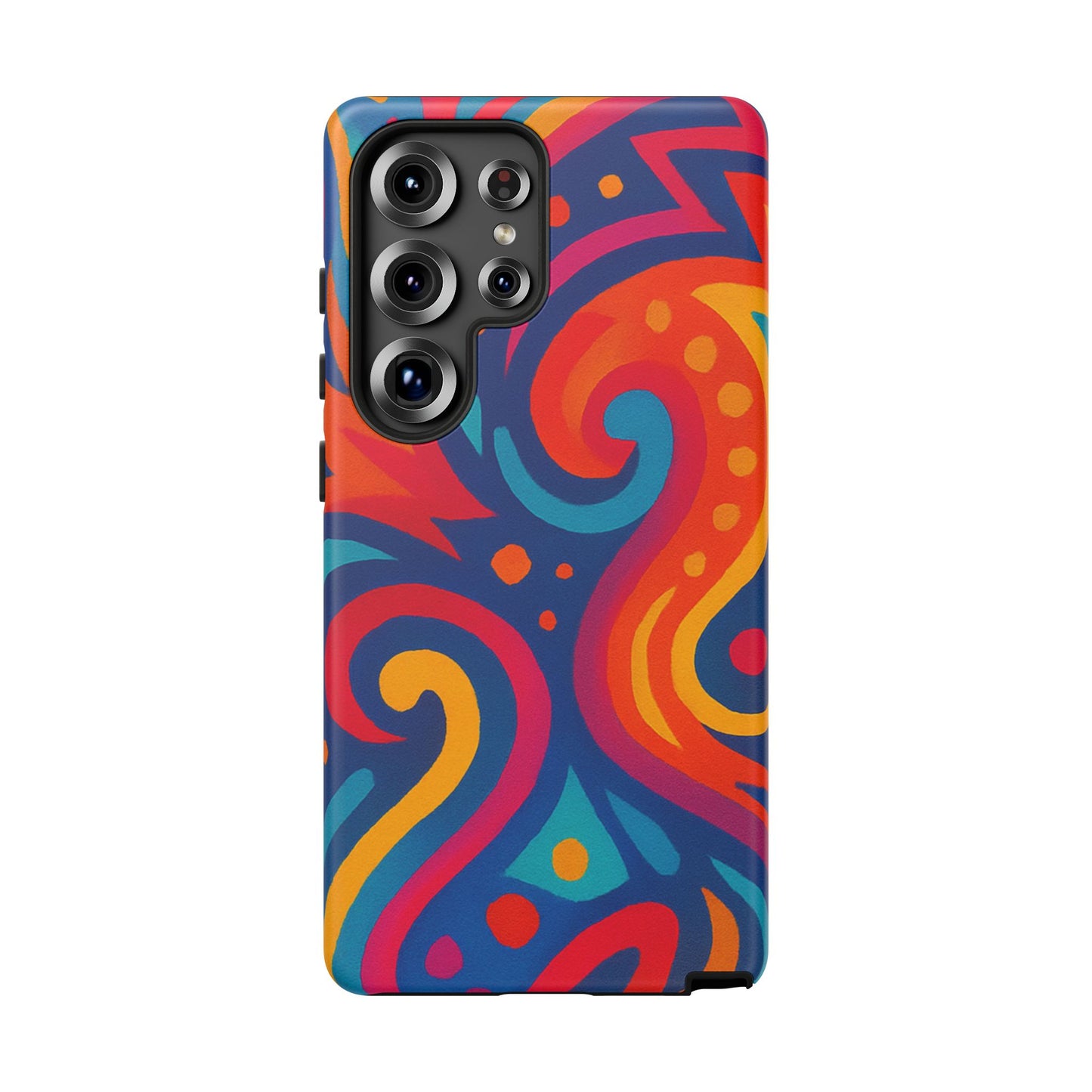 Vibrant Phone Case - Colorful Tough Case, Protective Cover, Unique Design, Trendy Gift, Phone Accessory