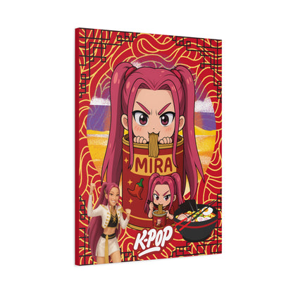 K-Pop Art Canvas Print, Perfect for Fans, Anime Wall Decor, Gift for Music Lovers, Vibrant Home Decoration, Cool Room Aesthetic