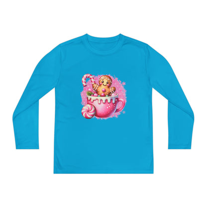 Youth Long Sleeve Holiday Tee - Cute Gingerbread Design, Perfect for Christmas, Winter Celebrations, Gift for Kids, Festive Wear, [...]