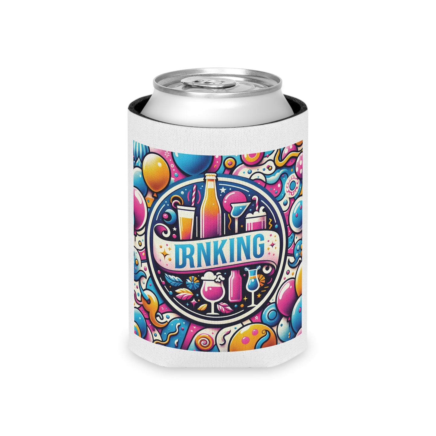 Colorful Drinking Can Cooler - Perfect for Parties, BBQs, Pool Days, and Celebrations | Unique Gift Idea for Friends and Family, Fun [...]