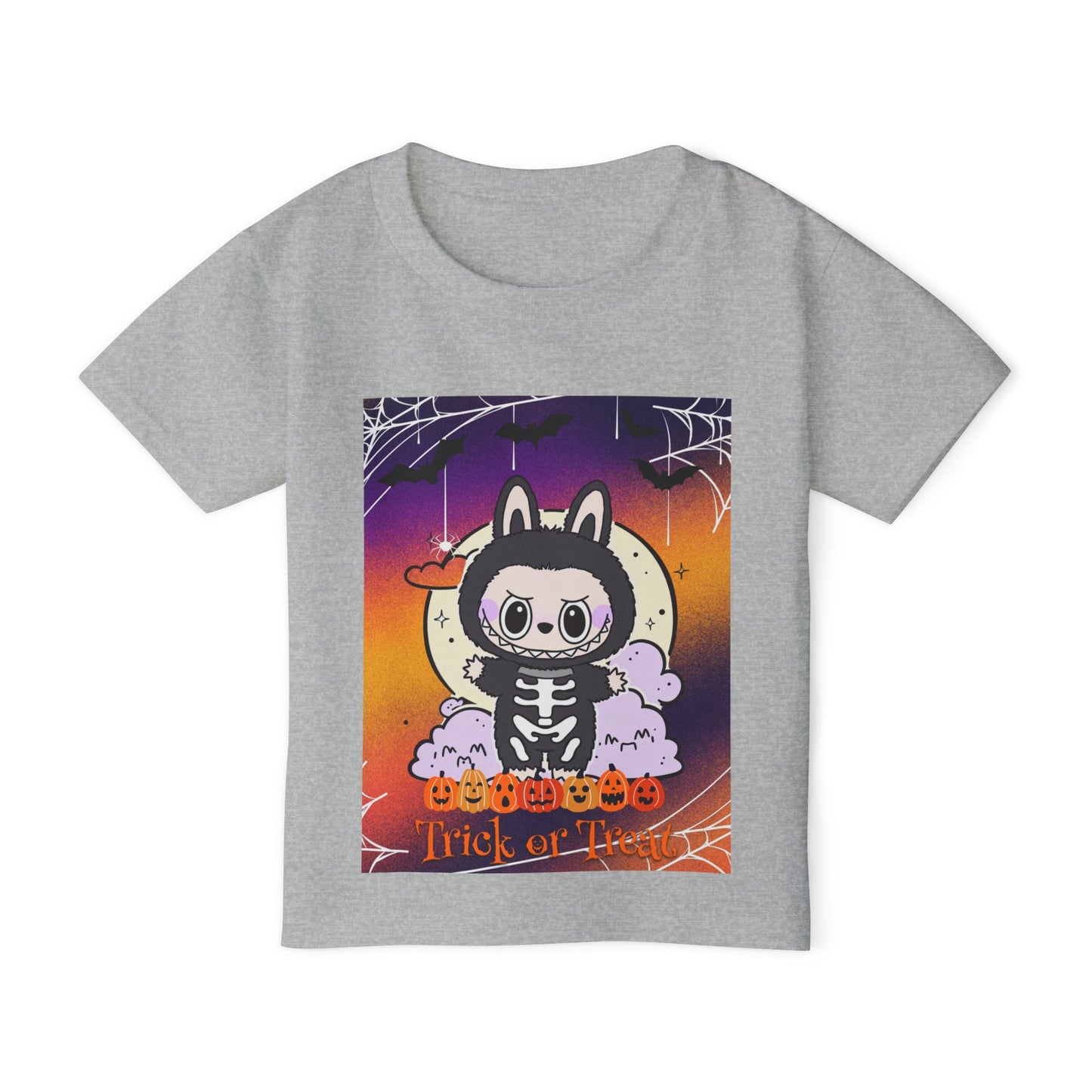 Halloween Toddler T-Shirt - Cute Trick or Treat Skeleton Bunny, Kids Halloween Costume Tee, Spooky Fun for Toddlers, Kids Holiday [...]