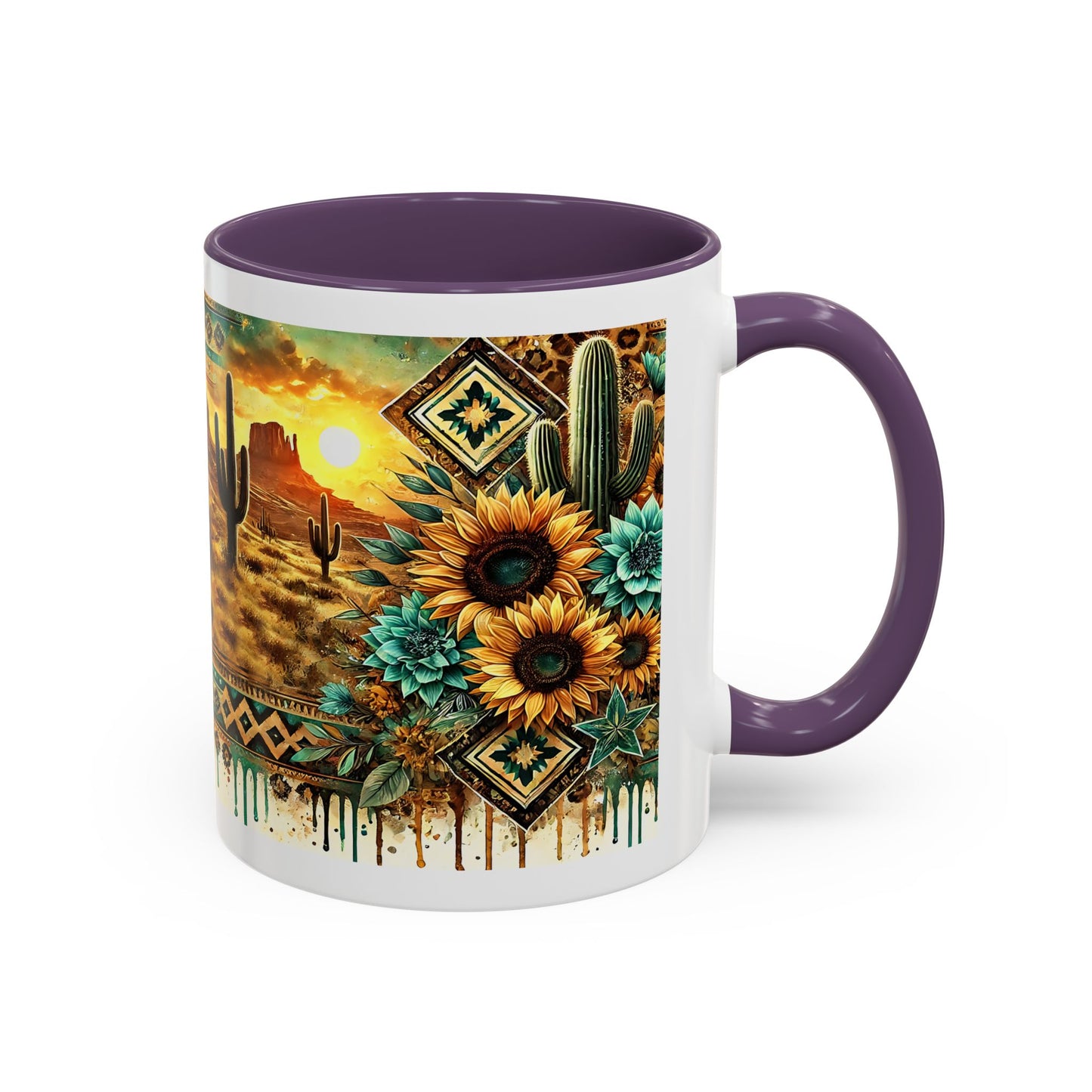 Desert Sunset Coffee Mug with Cacti and Sunflowers, Boho Mug, Gift for Nature Lovers, Coffee Lovers Gift, Southwestern Decor, Unique [...]