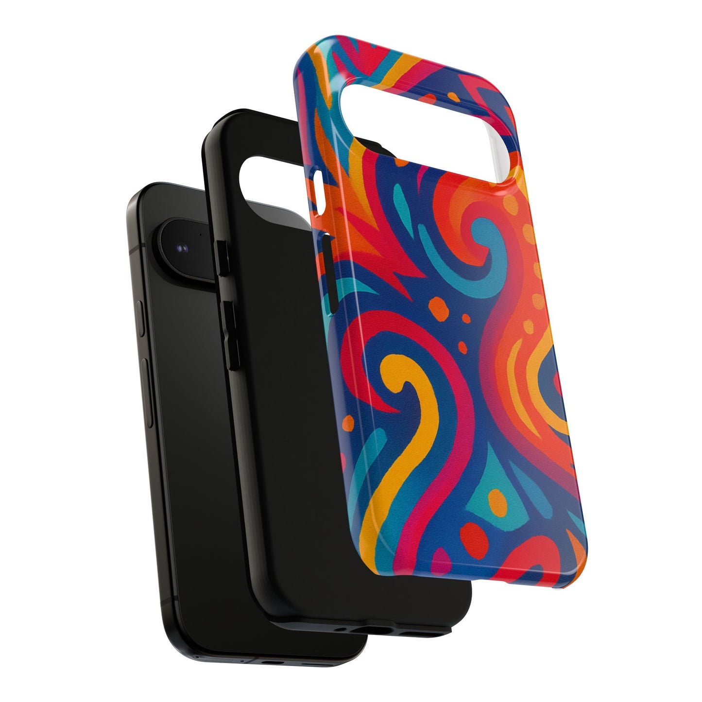 Vibrant Phone Case - Colorful Tough Case, Protective Cover, Unique Design, Trendy Gift, Phone Accessory