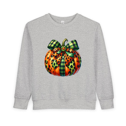 Cozy Toddler Sweatshirt with Pumpkin Design - Perfect for Fall, Halloween, Cute Kids Apparel, Seasonal Fashion, Pumpkin Lovers Gift