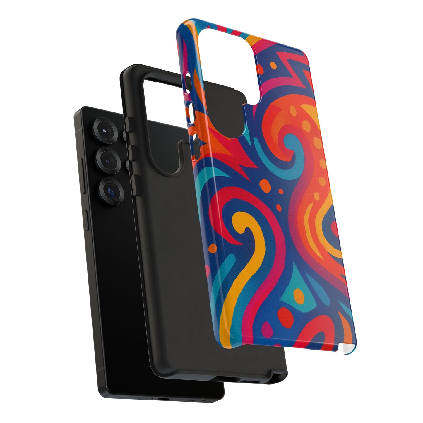 Vibrant Phone Case - Colorful Tough Case, Protective Cover, Unique Design, Trendy Gift, Phone Accessory