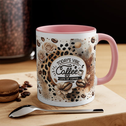 Trendy Coffee Accent Mug | Today's Vibe Coffee Mug, Unique Gift for Coffee Lovers, Chic Kitchen Decor, Fun Birthday Gift, Home Office [...]