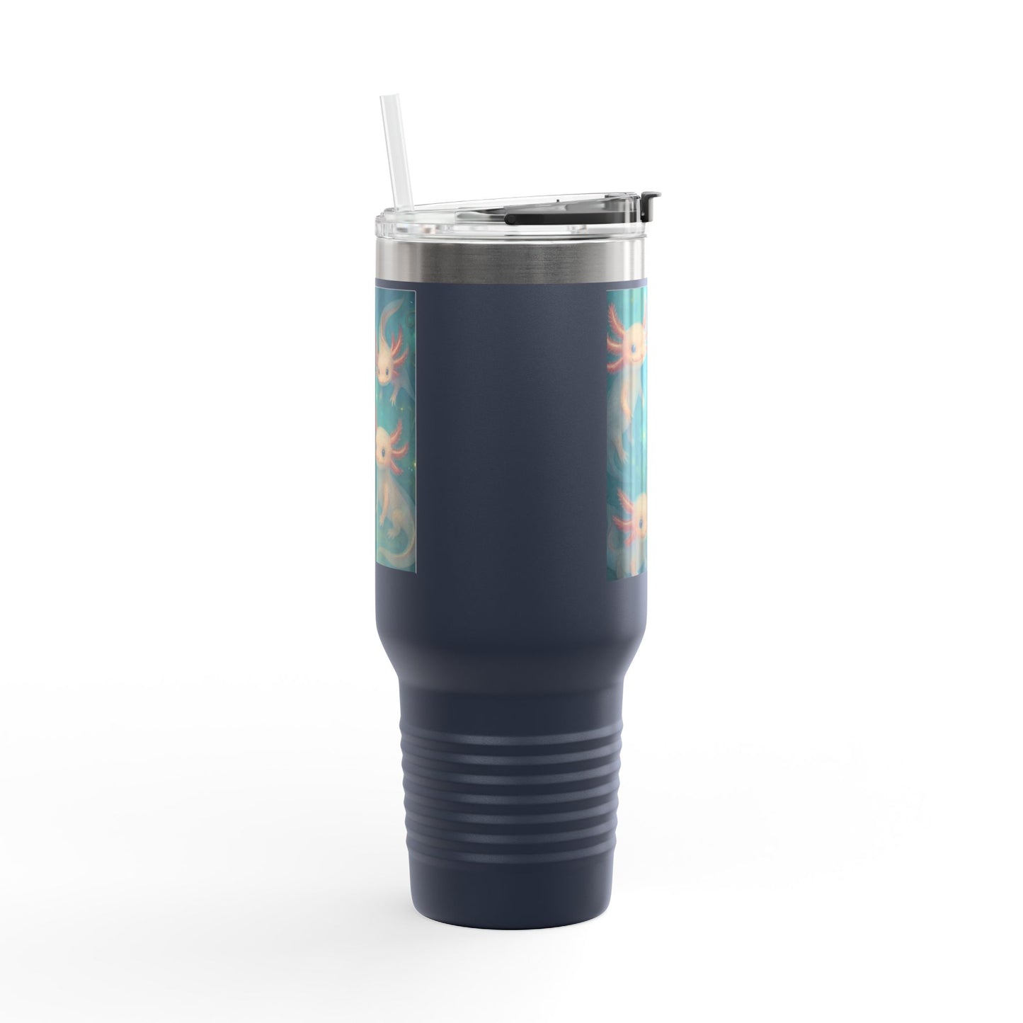 Whimsical Insulated Travel Mug, 40oz - Cute Creatures Design for Coffee Lovers, Travel, Gifts, Birthday, Nature Enthusiasts, Fun Mugs
