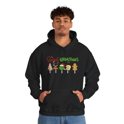 Sweet Grinchmas Hoodie, Cozy Holiday Sweatshirt, Christmas Gift for Him/Her, Unisex Xmas Apparel, Festive Winter Hoodie