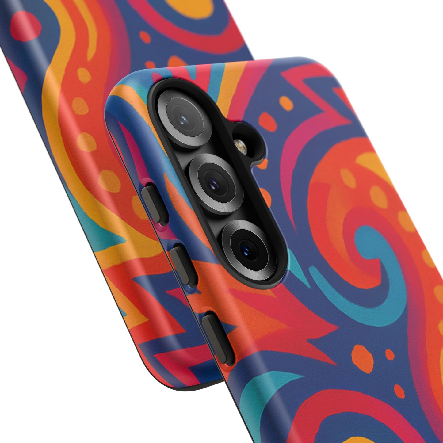 Vibrant Phone Case - Colorful Tough Case, Protective Cover, Unique Design, Trendy Gift, Phone Accessory
